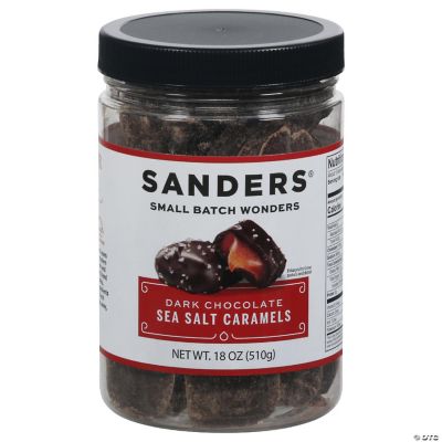 Sanders Chocolate Dark Sea Salt Caramel 18 Oz (Pack Of 6) Oriental