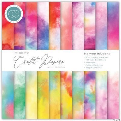 Double Sided Cardstock Paper Craft Consortium > Wood Textures, 20 Designs - Craft Consortium Double-Sided Paper Pad 8"X8" 30/Pkg: A Cherry On Top 6x6 Paper Pads For Cardmaking