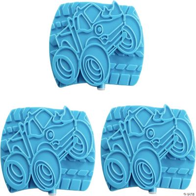 Monster Truck Reusable Hard Ice Pack for Bento Lunch Boxes, Coolers or