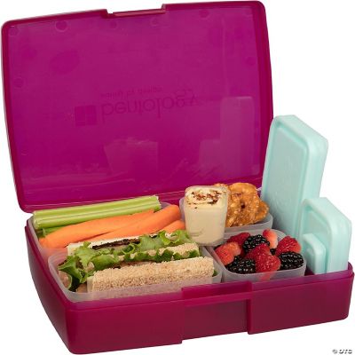 Bentology Bento Lunch Box Set w/ 5 Removable, Leak Proof Containers, On