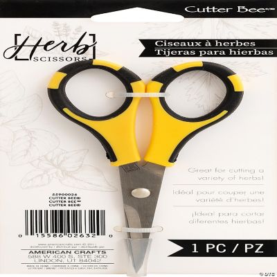 American Crafts Cutter Bee Herb Scissors-Yellow/Black | Oriental Trading