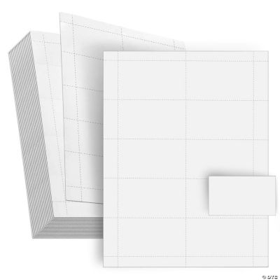 100 Pack Blank Business Card Paper for Printer, Inkjet and Laser ...