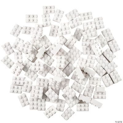 Classic Bricks Starter Kit, White, 96 Pieces, 2x3 Studs, Building ...