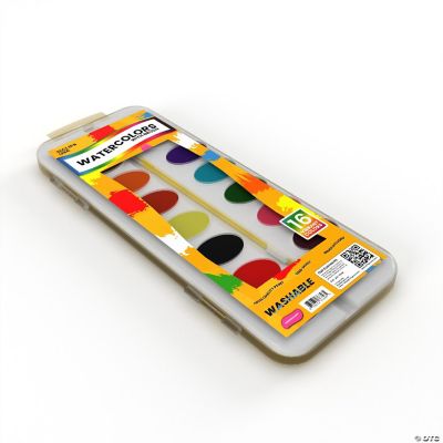 E-Clips USA Watercolor Paint Kit - Ink And Brush Included, 16 Assorted ...