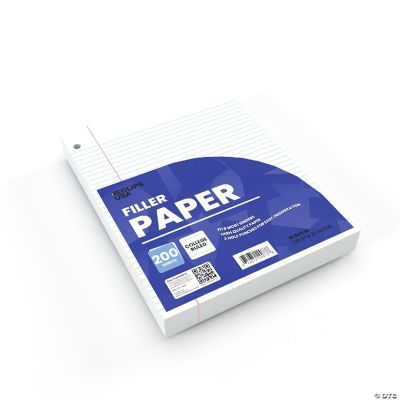 E-Clips USA College-Ruled Filler Paper - White Loose-leaf, Fits ...
