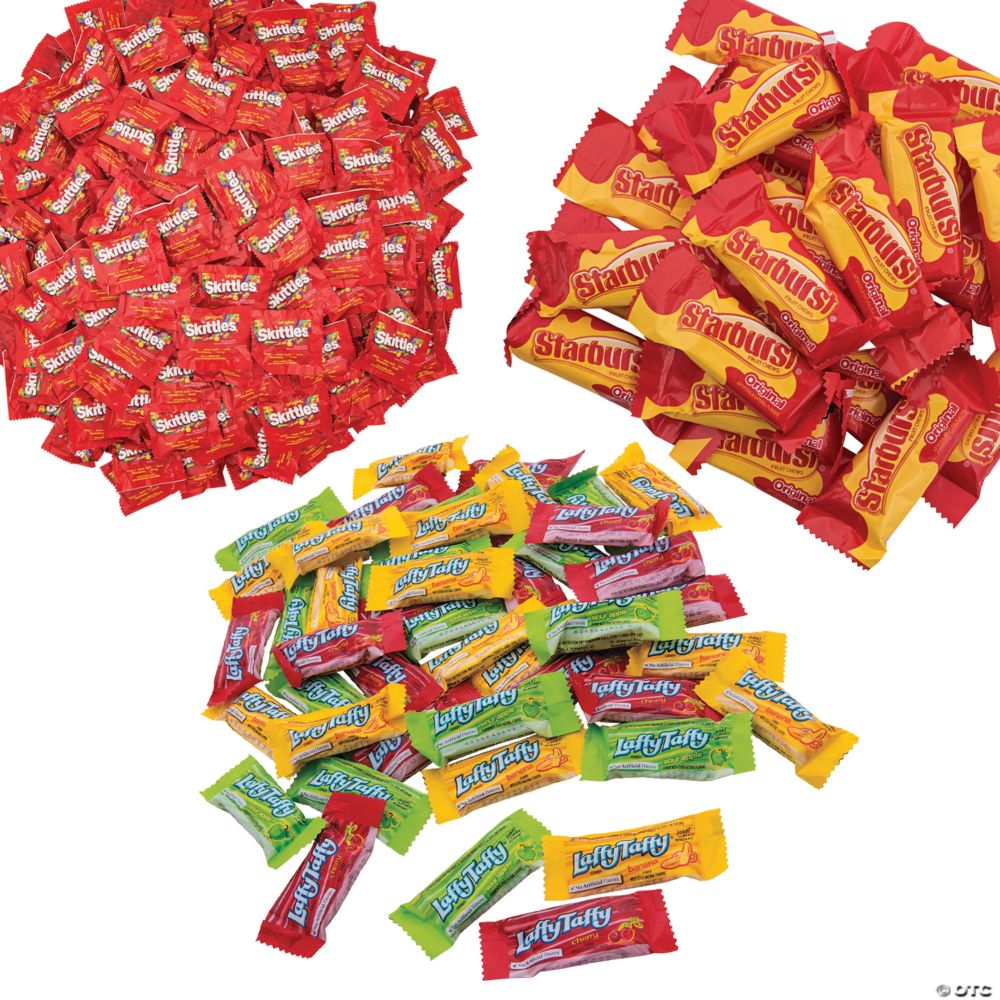 Bulk 144 Pc. Colorful Branded Chewy Candy Assortment