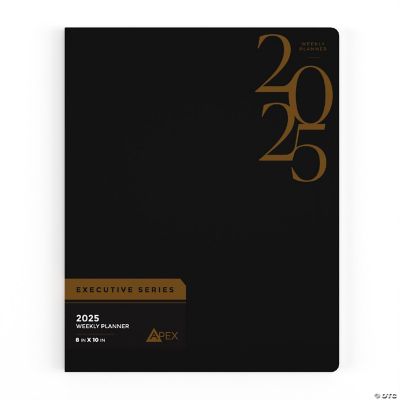 EClips USA APEX 2025 Leatherette Weekly Planner Executive Series, 8
