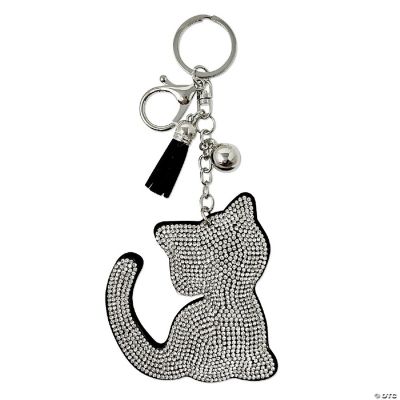 Wrapables Crystal Bling Key Chain Keyring with Tassel Car Purse Handbag ...