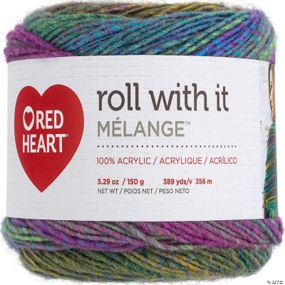 Red Heart Roll with It Melange-Garn, 3er-Pack, Theater 3 Stück