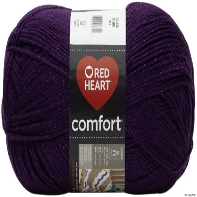 Caron Lot De 2 Paquets De 454 G De Fil Violet Foncé – Acrylique – 4 Moyens (peignés) – 700 M – Tricot/Crochet
