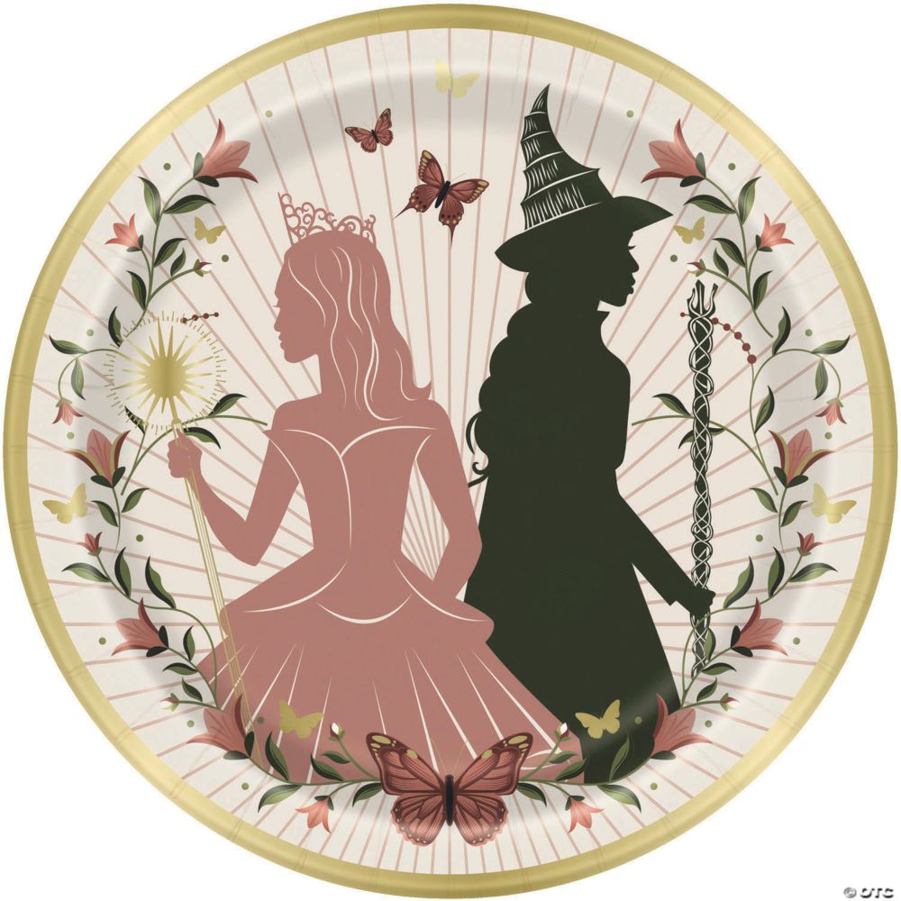 9" Wicked Party Disposable Paper Dinner Plates - 8 Ct.