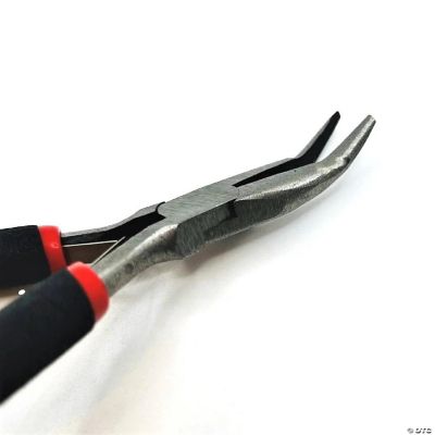 Prestige Bent Nose Pliers - 14.5cm Blue Steel Jewelry Making & Craft Tool 5 thumbnail image