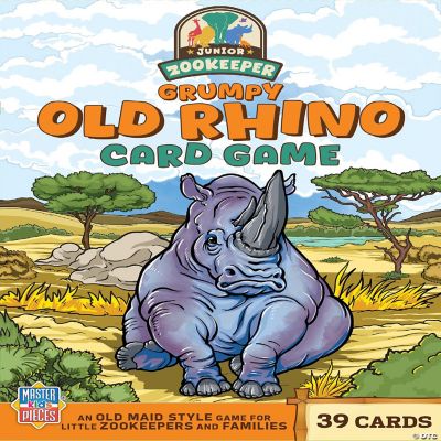 Jr. Zookeeper Grumpy Old Rhino Card Game | Oriental Trading