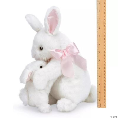 Bunny Loves You White Plush Stuffed Animal Rabbit, Adorable, Cuddly, 12 ...