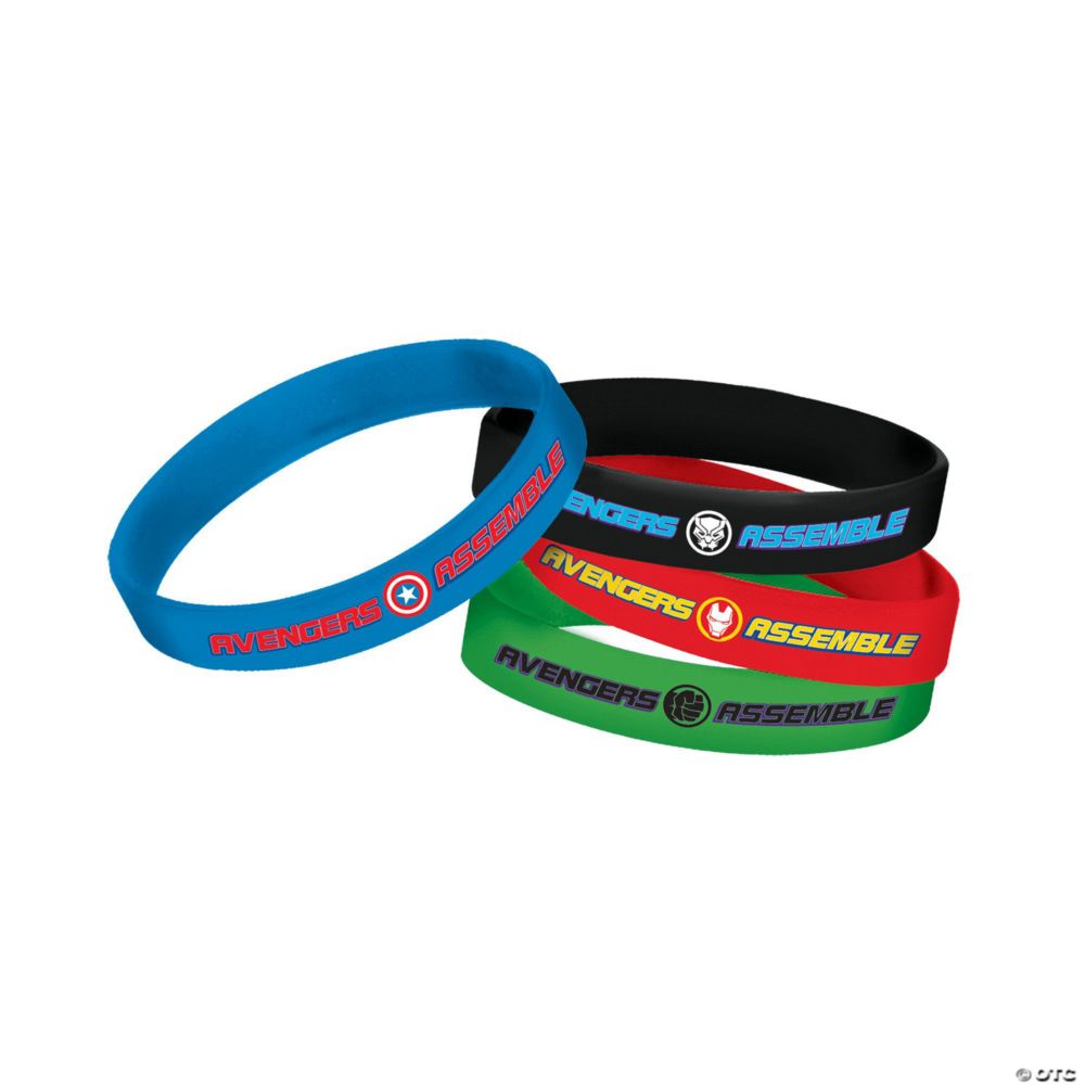 7 1/4" Marvel's Avengers(TM) Powers Unite Rubber Bracelets - 4 Pc.