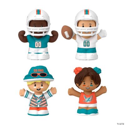 Miami Dolphins 4Piece NFL Little People Collector Set Oriental Trading
