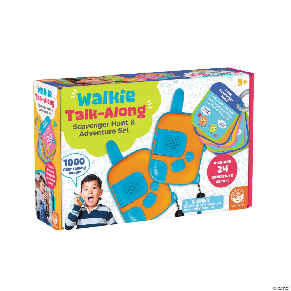 Walkie Talk-Along Scavenger Hunt & Adventure Set From MindWare