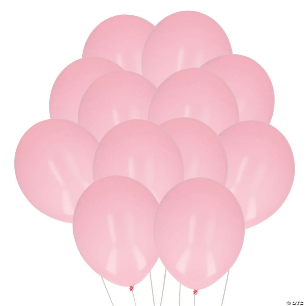 Pink Bright Color Helium Quality 5" Latex Balloons - 25 Pc.