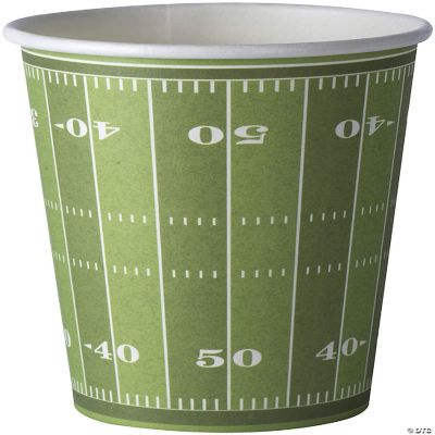 Football Themed Disposable Paper Cups 100 Pack 9 Oz | Oriental Trading