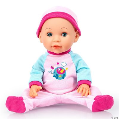 Interactive Baby Doll Pink for Girls – Music & Feeding Bottle Play, 3+ Ages, Soft Body Toy for Kids