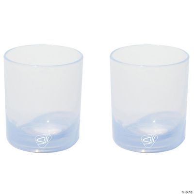 Silipint: Silicone Rocks Glasses 12Oz: 2 Pk - Icicle | Oriental Trading