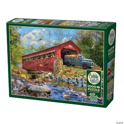 Cobble Hill Puzzle 1000 Pezzi – Trapunta Con Pollo Scandi – Poster Incluso, 67,6x48,9 Cm