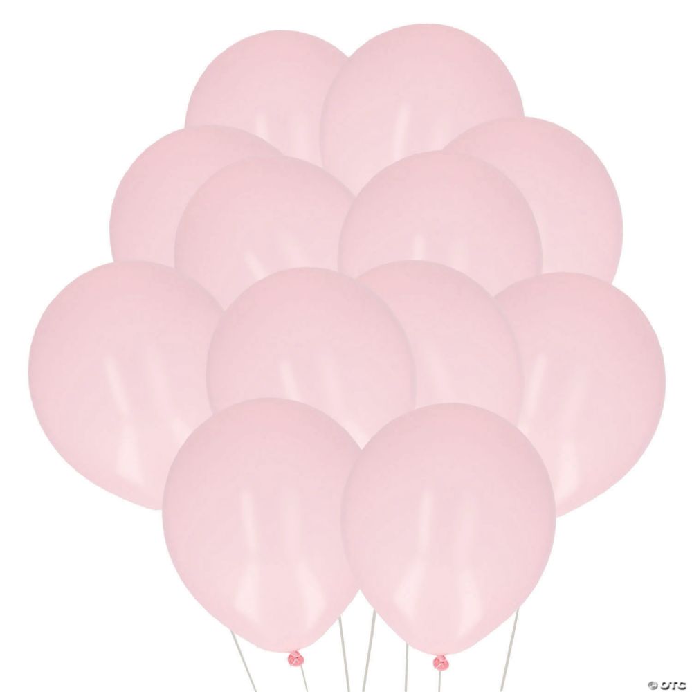 Bulk 72 Pc. Bubble Gum Pink Bright Color Helium Quality 12" Latex Balloons