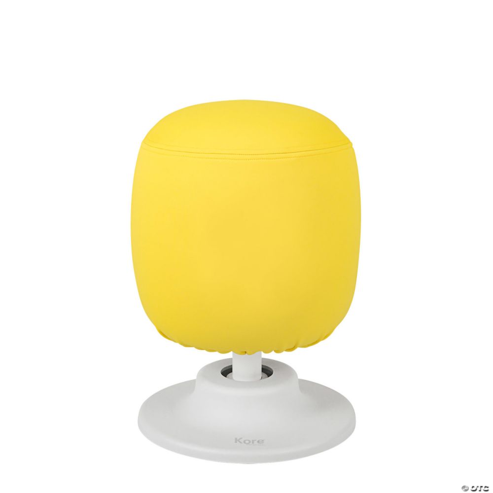 Kore Design Kids Adjustable Pivot Stool, Small, 13" to 17", Yellow
