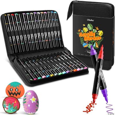 Ohuhu Acrylic Paint Pens (Kakaako) 30 colors, round & fine tips