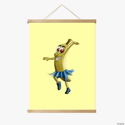 Bonnie the Banana Magnetic Wood Frame Hanger by Dancing Littles Jungle ...