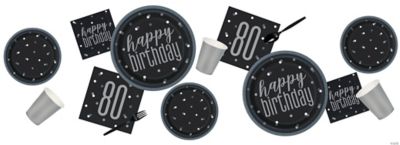 Sparkling Celebration 80th Birthday Party Supplies