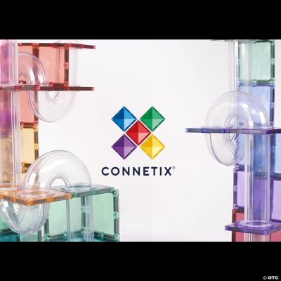 Connetix Pastel Ball Run Pack – 106‑Piece Magnetic Ball‑Run