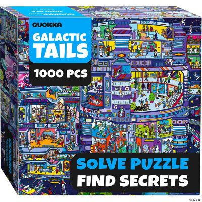 QUOKKA 1000 Piece Jigsaw Puzzle for Adults Galactic Tails