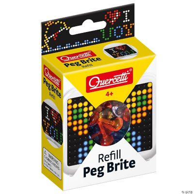 Jeu Créatif Peg Brite Avec Lumière - Mosaïque Lumineuse, Punaises Ampoules - 120 Pièces, Veilleuse - Fabriqué En Italie - 5