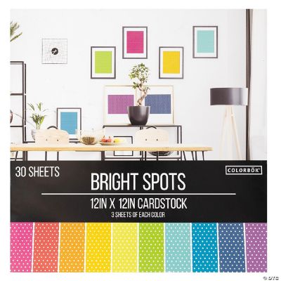 Colorbok 78lb Single-Sided Printed Cardstock 12