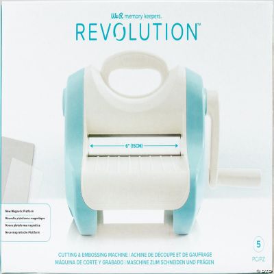 We R Memory Keepers Revolution Cutting & Embossing Machine-White/ Blue