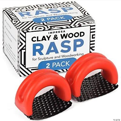 Clay & Wood Rasp Surform Tool for Sculpture & Woodworking [2 Pack ...