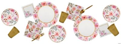 Watercolor Floral Party Supplies