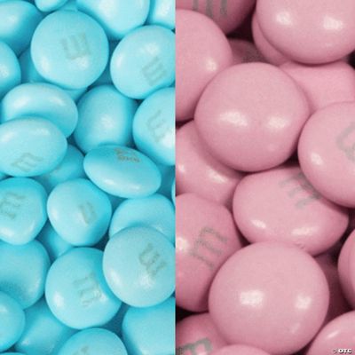 750 Pcs Light Blue & Pink M&M's Candy Milk Chocolate (1.5 lb)