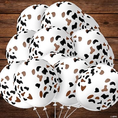 Cow Print Balloons 47 pcs for Weddings, Birthdays, &amp; Party Decorations, Latex Balloons ...