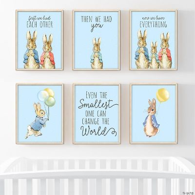 6Pc Peter Rabbit Baby Blue First We Had | Oriental Trading