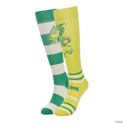The Grinch Stink Stank Stunk Knee High Socks | Oriental Trading