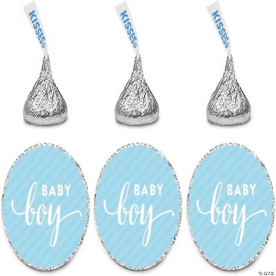 216PK Baby Boy Chocolate Drop Labels | Oriental Trading