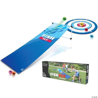 Do-U-Play: Fish Fly Yard Game - Launch The Ball Off The Ramp, Family Game