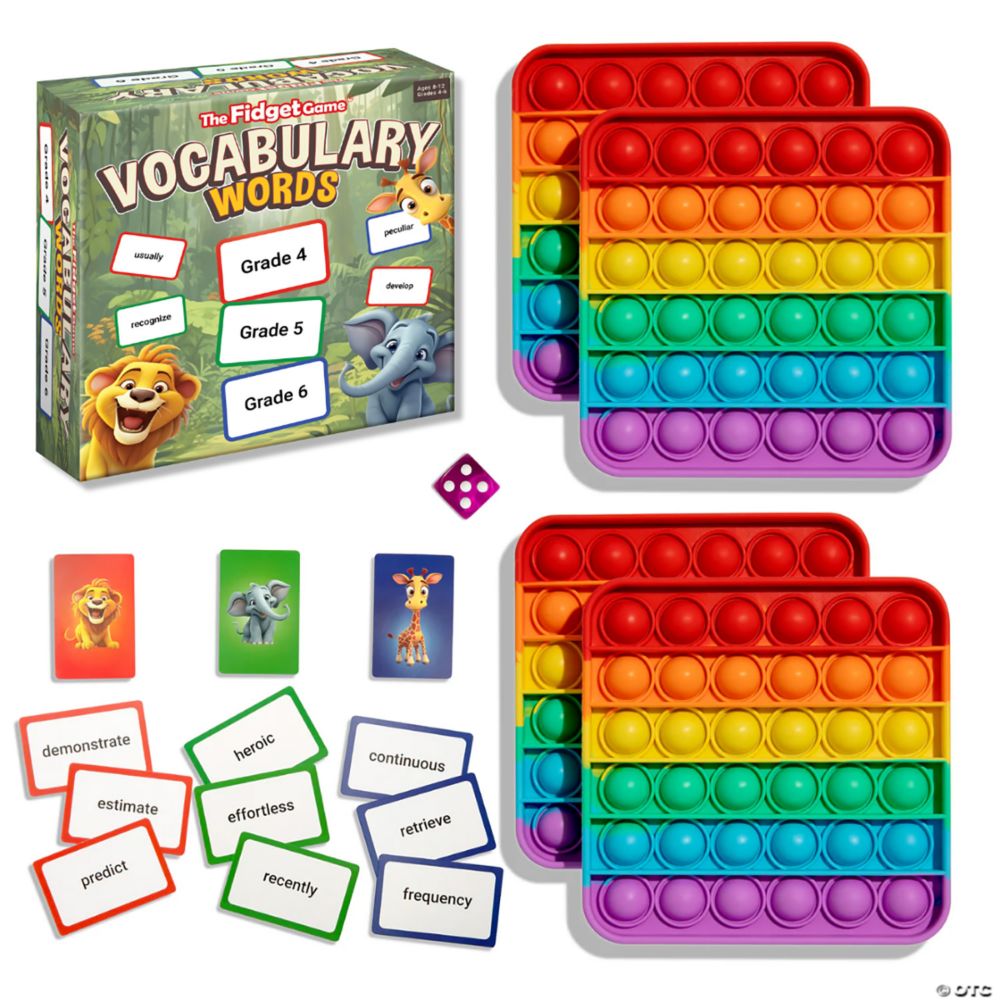 The Fidget Game Vocabulary Words Educational Game