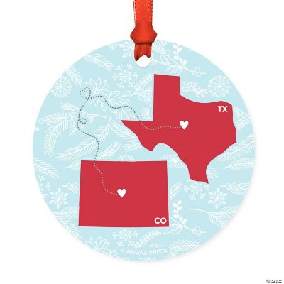 Wood MDF Ornament Texas and Colorado | Oriental Trading