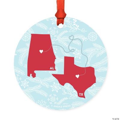Wood MDF Ornament Long Texas and Alabama | Oriental Trading