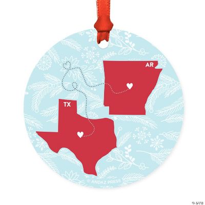 Wood MDF Ornament Texas and Arkansas | Oriental Trading