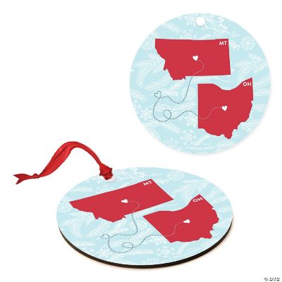 MDF Ornament Ohio and Montana | Oriental Trading