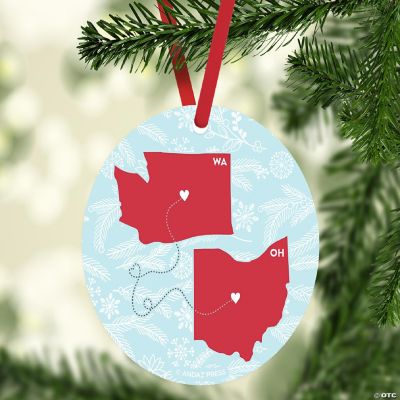 MDF Ornament Ohio and Washington | Oriental Trading